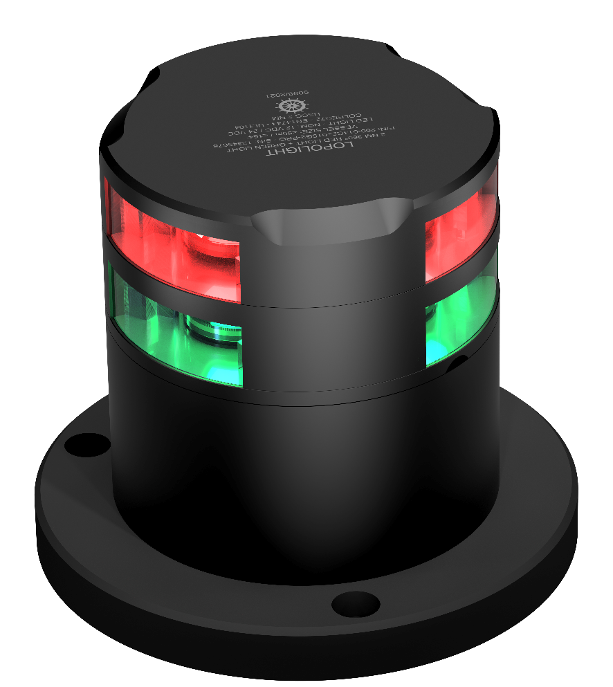 3nm 360° Red + 360° Green, Ice-class, black